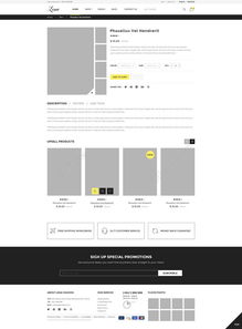 電商產品資料網頁詳情模板免費下載 編號26004083 PSD格式詳解與設計指南